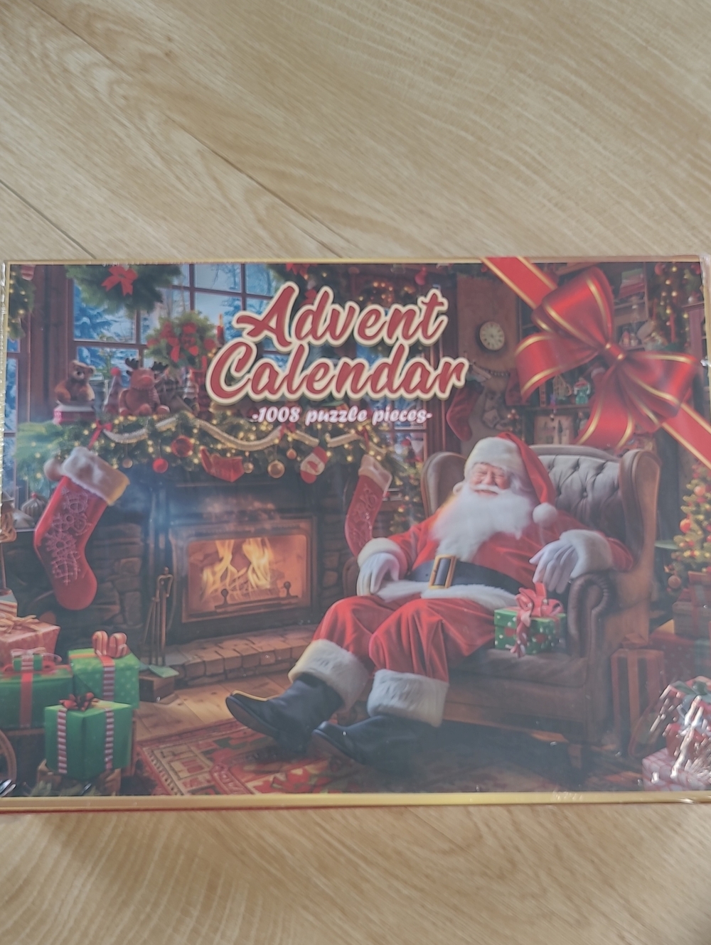 New in box! Advent Calendar Christmas with Santa 1008 Piece Jigsaw Puzzle
